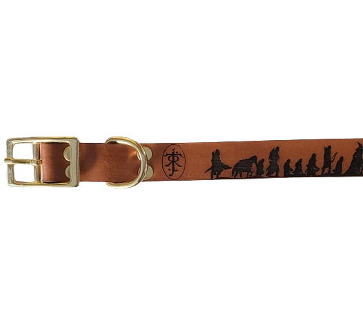 The Journey Leather Dog Collar