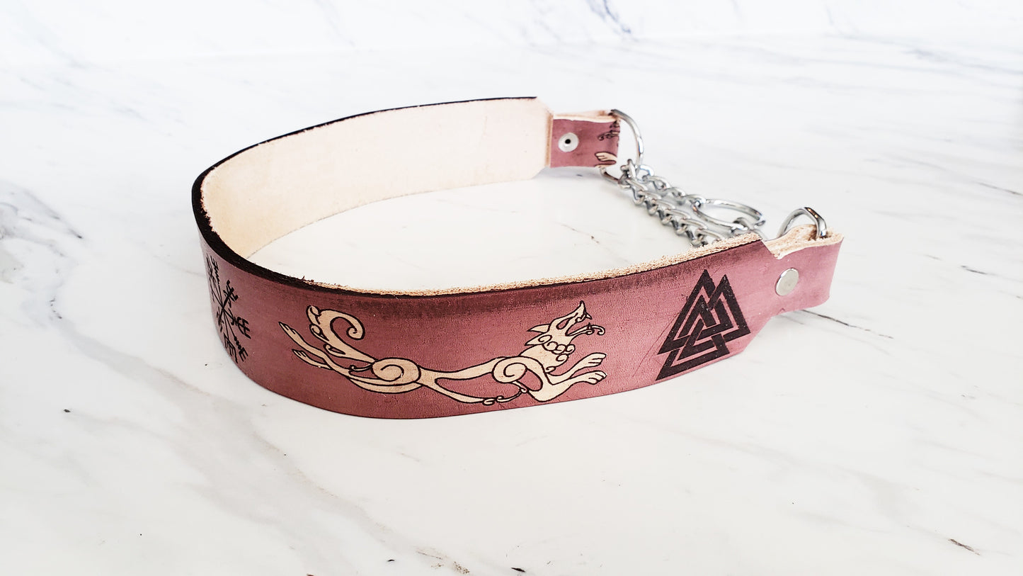 Nordic - Leather Martingale Collar