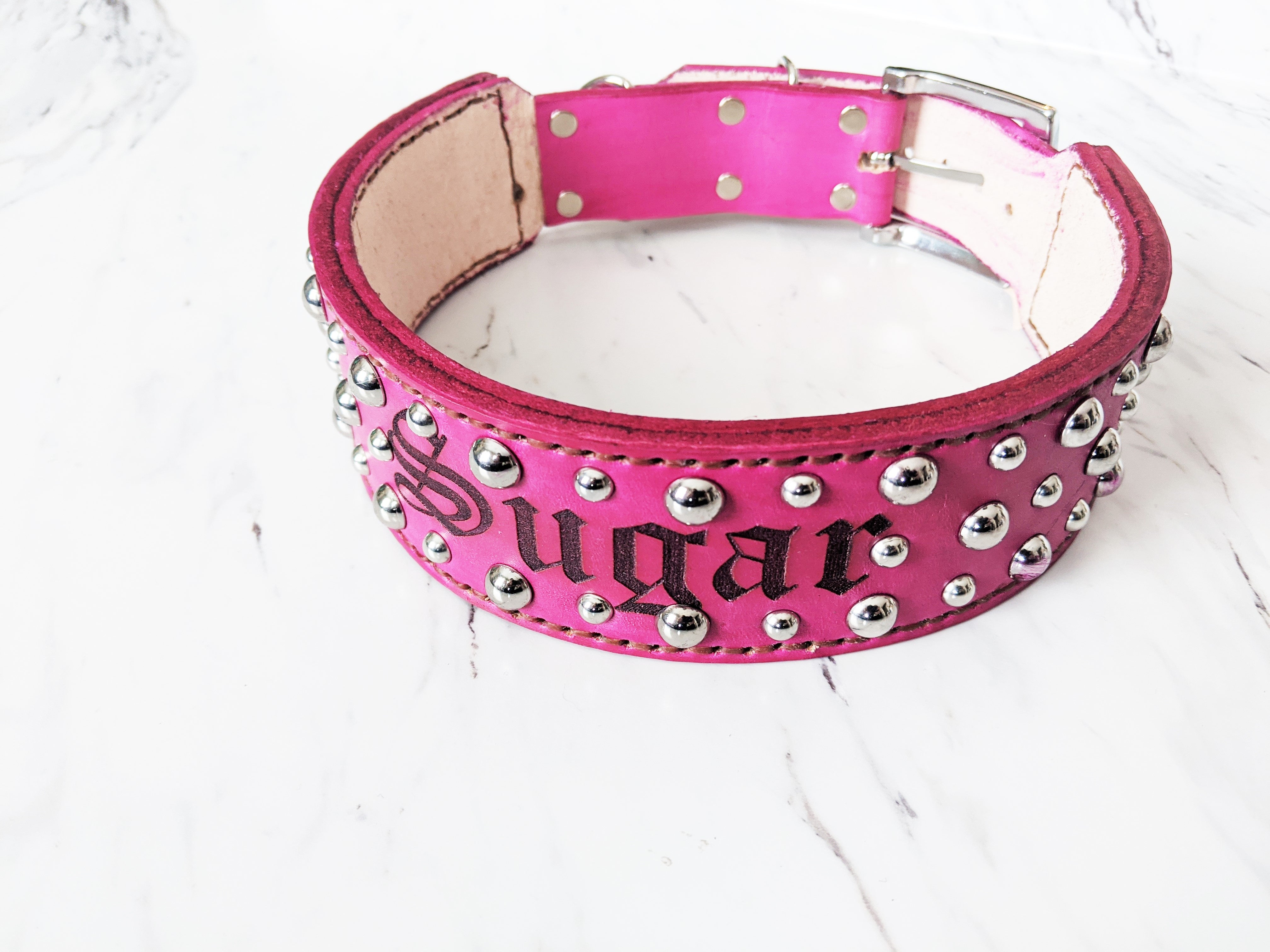 Pink uga dog clearance collar