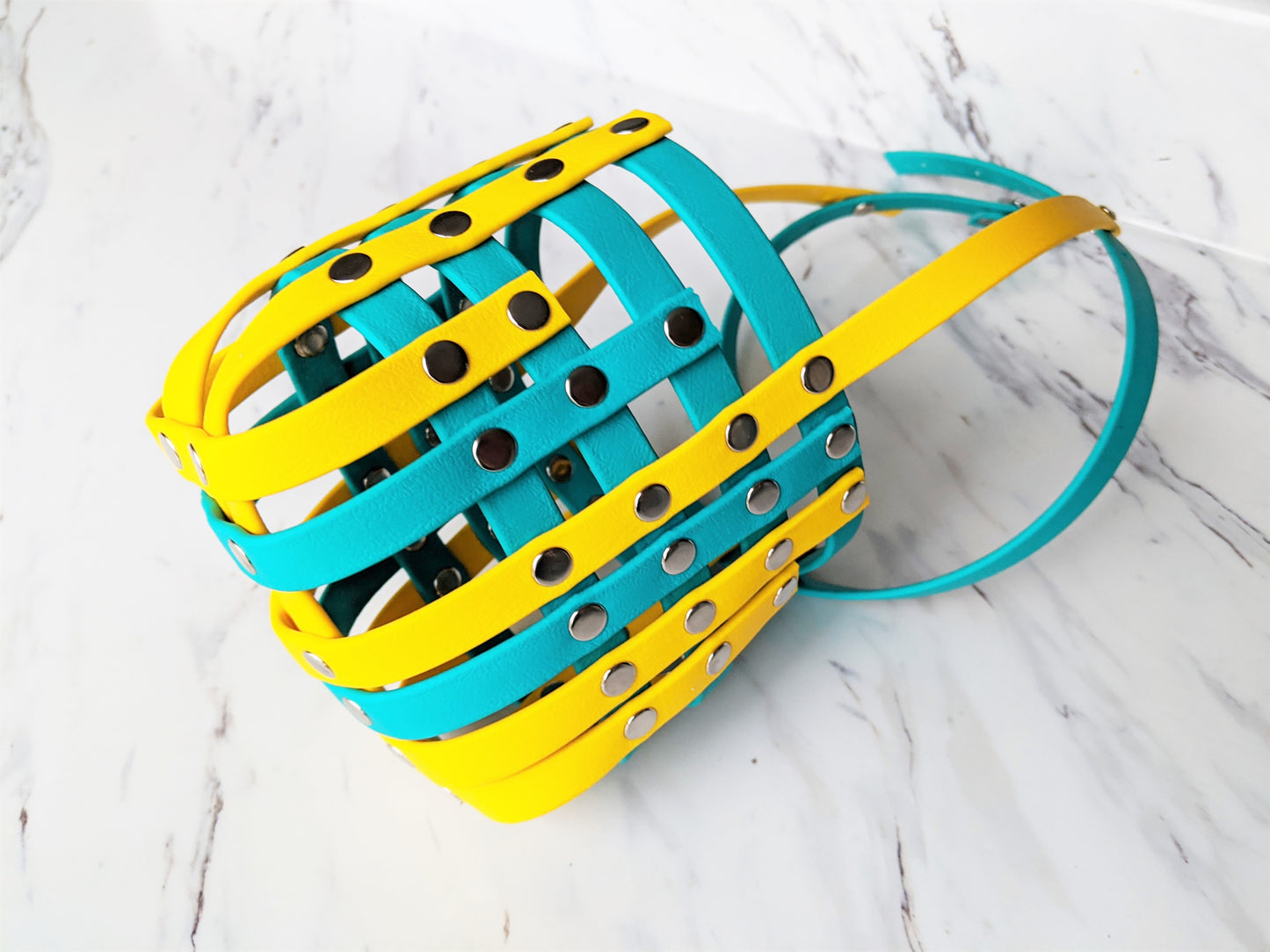 Basket Style Biothane Muzzle - Choose your Colors - Level Three