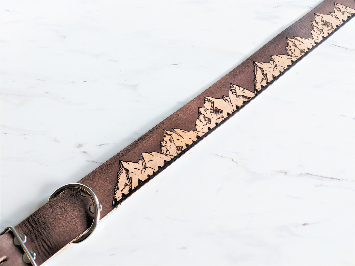The Rockies - Leather Dog Collar