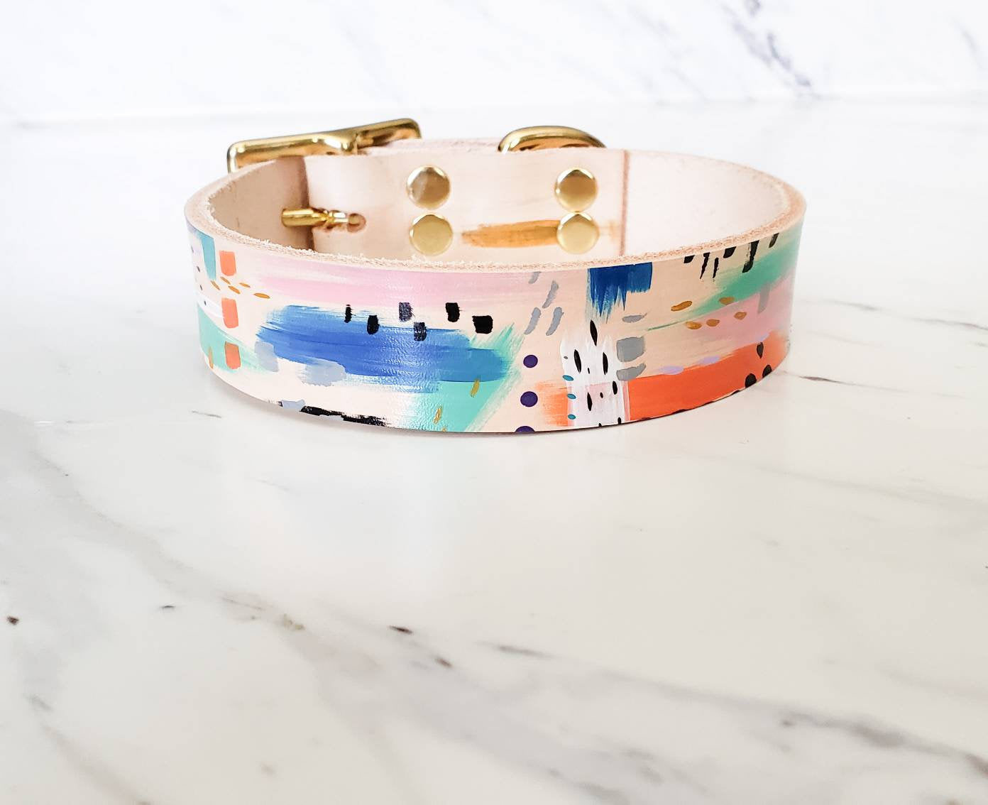 Abstract - Leather Dog Collar
